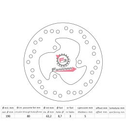 501.DF4067A DISCO FRENO YAMAHA MAJESTY 125/150