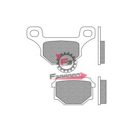 501.FD0077BA PASTIGLIE FRENO SCOOTER FD0077 (SR)