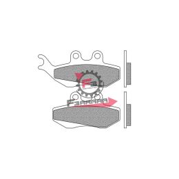 501.FD0281BE PASTIGLIE FRENO SCOOTER FD0281 (SR)