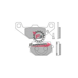 501.FD0296BA PASTIGLIE FRENO BENELLI VELVET 400