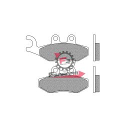 501.FD0330BE PASTIGLIE FRENO SCOOTER FD0330 (SR)