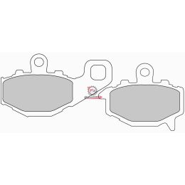 501.FDB2012P PASTIGLIE FRENO MOTO FD0207 (SR)