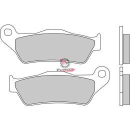 501.FDB2039ST PASTIGLIE FRENO MOTO FD0229 (SR)