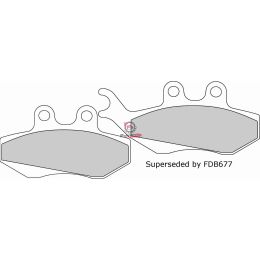 501.FDB2106AG PASTIGLIE FRENO SCOOTER FD0281 (SR)