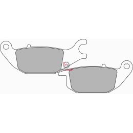 501.FDB2143P PASTIGLIE FRENO MOTO FD0331 (SR)