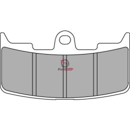501.FDB2145ST PASTIGLIE FRENO MOTO FD0344 (SR)