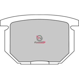 501.FDB217P PASTIGLIE FRENO MOTO FD0047 (SR)