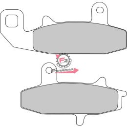501.FDB606P PASTIGLIE FRENO MOTO FD0140 (SR)