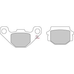 501.FDB731P PASTIGLIE FRENO MOTO FD0071 (SR)