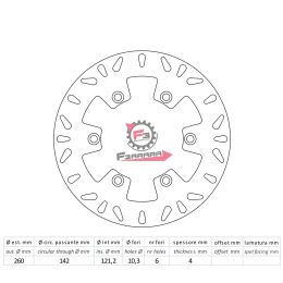 501.FMD0026R DISCO FRENO DF4022A FERODO