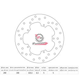 501.FMD0054R DISCO FRENO BEVERLY 500 POST. 56498R