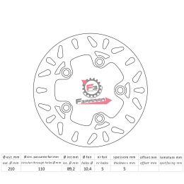 501.FMD0421R DISCO FRENO BURGMAN AN 400 (P)