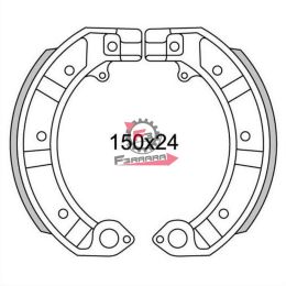 501.GF0128 GANASCE FRENO VESPA PK-PX POST.(SR)