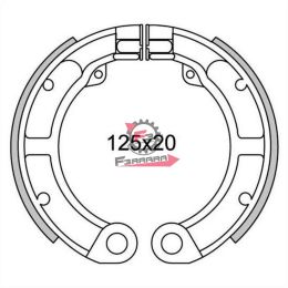 501.GF0130 GANASCE FRENO VESPA 50 R POST.(SR)