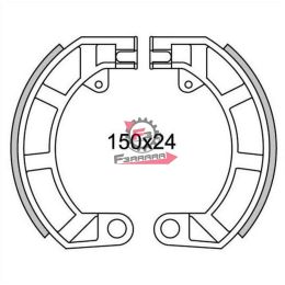 501.GF0159 GANASCE FRENO VESPA 50 SP POST.(SR)
