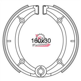 501.GF0201 GANASCE FRENO REDROSE 125 GF0201(SR)