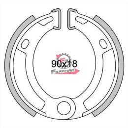 501.GF0210 GANASCE FRENO F90 GF0210 (SR)