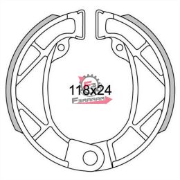 501.GF0244 GANASCE FRENO RED ROSE 50 POST.(SR)