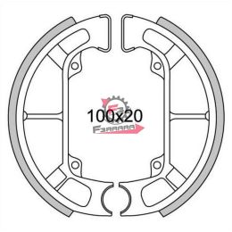 501.GF0252 GANASCE FRENO ZIP SFERA 1SR POST.