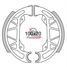 501.GF0263 GANASCE FRENO ZIP SP 2SR POST.(SR)