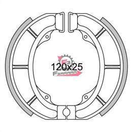 501.GF1308 GANASCE FRENO POSTERIORE HABANA 50