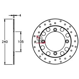 554.0055934 DISCO FRENO HONDA PANTHEON 125/150