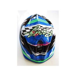 CASCO RAGAZZO RACING BLU M 48-54
