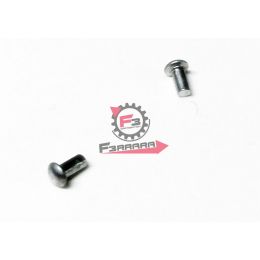 RIBATTINO ALLUMINIO D.1,5 X 3MM TESTA BOMBATA X TARGHETTE TRAFORATE