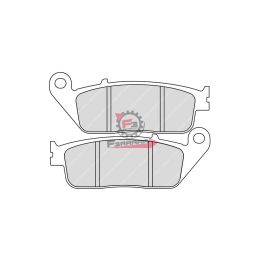 501.FDB2225EF PASTIGLIE FRENO SCOOTER FD0406 (SR)