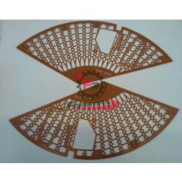 068.CVP923 PARAVESTE RETINATO 26 DONNA MARRONE