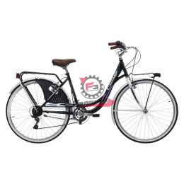 130.2819601 BICI LIBERTY 26 DONNA 6V NERO/BIANCO