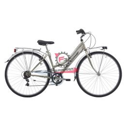 130.4226103 BICI TREND 28 DONNA 6V GRIGIO ORO