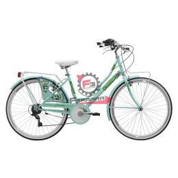 130.9286516 BICI FLOWER 26 DONNA 6V VERDE CHIARO