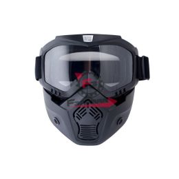 740M-A01-01A OCCHIALI MASK CON TELAIO NERO