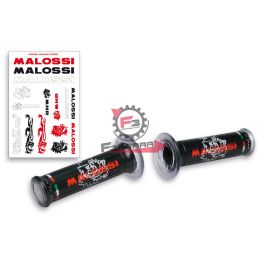 453.6914575B0 MANOPOLE NERE D.30 CON LOGO MALOSSI