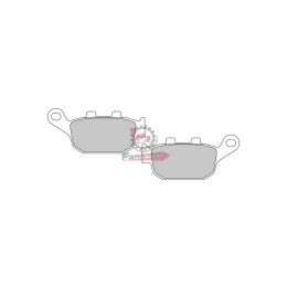 PASTIGLIE FRENO MOTO FD0136 (SR)
