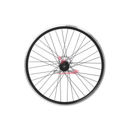 RUOTA 28 POST. FRENO V-BRAKE 6/7 VEL FILETTO DOPPIA CAMERA NERA