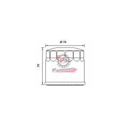 403550110 FILTRO OLIO HF163 BMW HOKIO