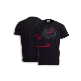 MAGLIETTA T-SHIRT LION NERA (M) MALOSSI