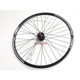 305591170 RUOTA 27,5 MTB POSTERIORE DISCO NERA  A FILETTO 