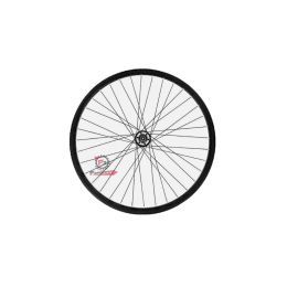 RUOTA 27,5 MTB ANT. FRENO DISCO NERA DOPPIA CAMERA NERA SU SFERE