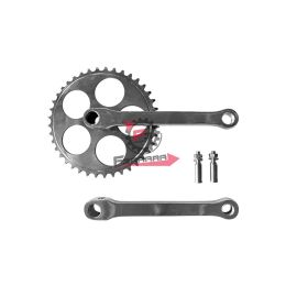 GUARNITURA bici OLANDA A CHIAVETTA D.40 CON PEDIVELLA 165 E CHIAVETTE