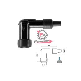 ATTACCO CANDELA LB05F HYP CON RESISTORE ADATTABILE