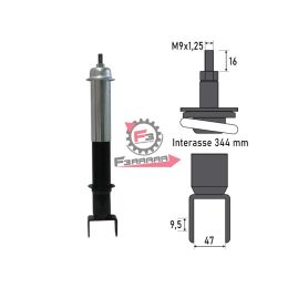 AMMORTIZZATORE VESPA 50 POSTERIORE VESPA PK-PX-ET3 NUDO
