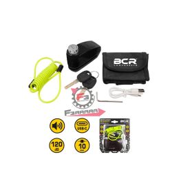 BLOCCADISCO D.10 SONORO CON CAVO REMINDER 2 CHIAVI PIATTE E BORSA