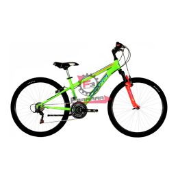 BICI MTB 26 JAUNTY UOMO 18V VERDE/BLU FORCELLA AMMORTIZZATA H38 COPPI