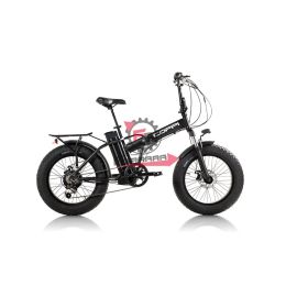 BICI FAT BIKE 20 VESUVIO ACCIAIO 48V NERO COPPI