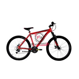 BICI MTB 27,5 UOMO 21V DOPPIO DISCO - FORCELLA AMMORTIZZATA H51 ROSSO/NERO COPPI
