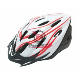 653.588400205 CASCO BICI ADULTO L BIANCO/ROSSO