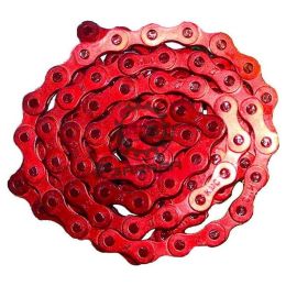 525240143 CATENA BICI 1 VEL 1/2 1/8 ROSSA